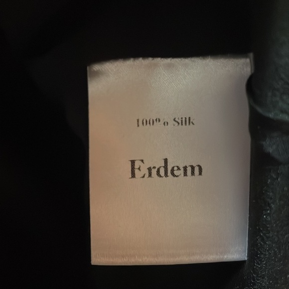 Erdem Floral Print Silk Dress Size 4 - Picture 5 of 7